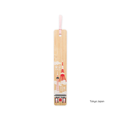 Cozyca Hyogensha Wa-Zakka Bamboo Bookmark - Tokyo Japan - Bookmarks