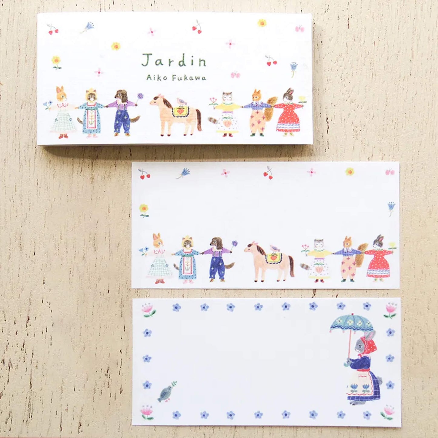 Cozyca Ippitsu Sticky Notes - Aiko Fukawa | Jardin & Happiness - Sticky Notes