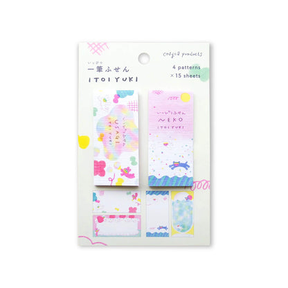 Cozyca Ippitsu Sticky Notes - Itoi Yuki | Usagi & Neko - Sticky Notes