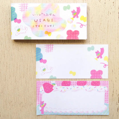 Cozyca Ippitsu Sticky Notes - Itoi Yuki | Usagi & Neko - Sticky Notes