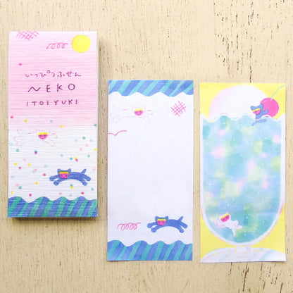 Cozyca Ippitsu Sticky Notes - Itoi Yuki | Usagi & Neko - Sticky Notes