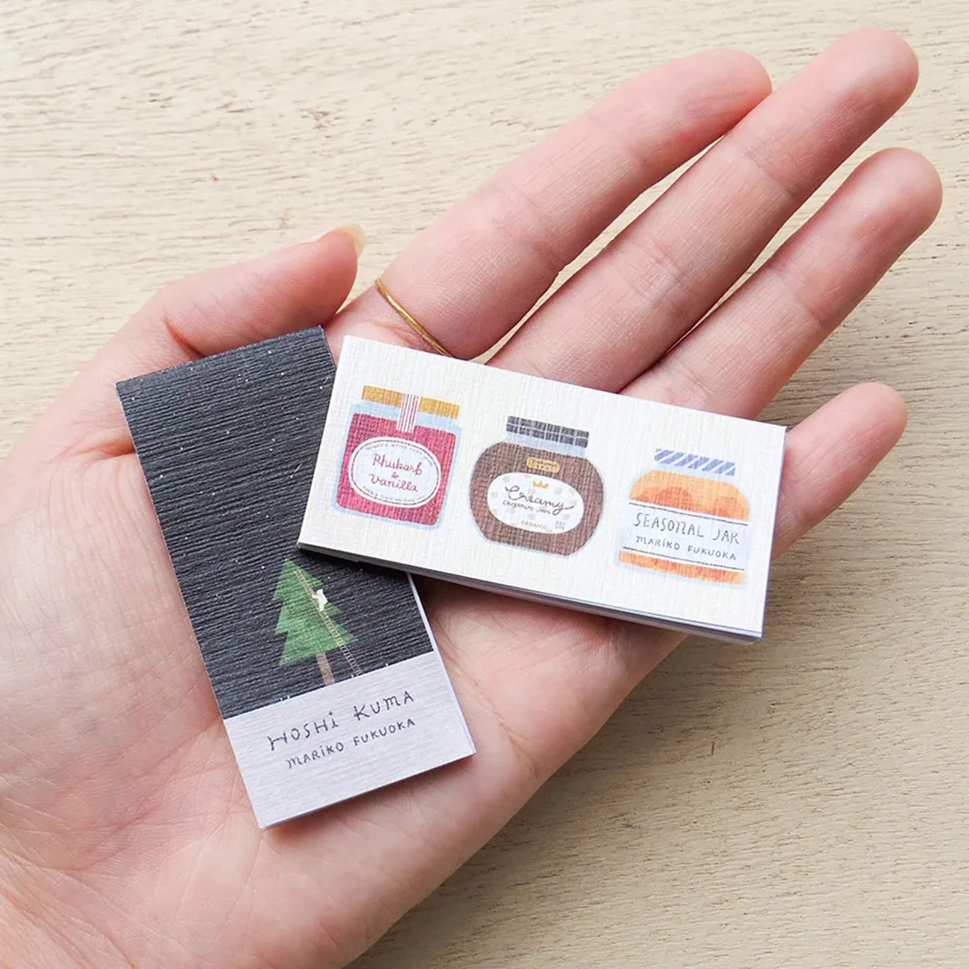 Cozyca Ippitsu Sticky Notes - Mariko Fukuoka | Seasonal Jar & Hoshi Kuma - Sticky Notes