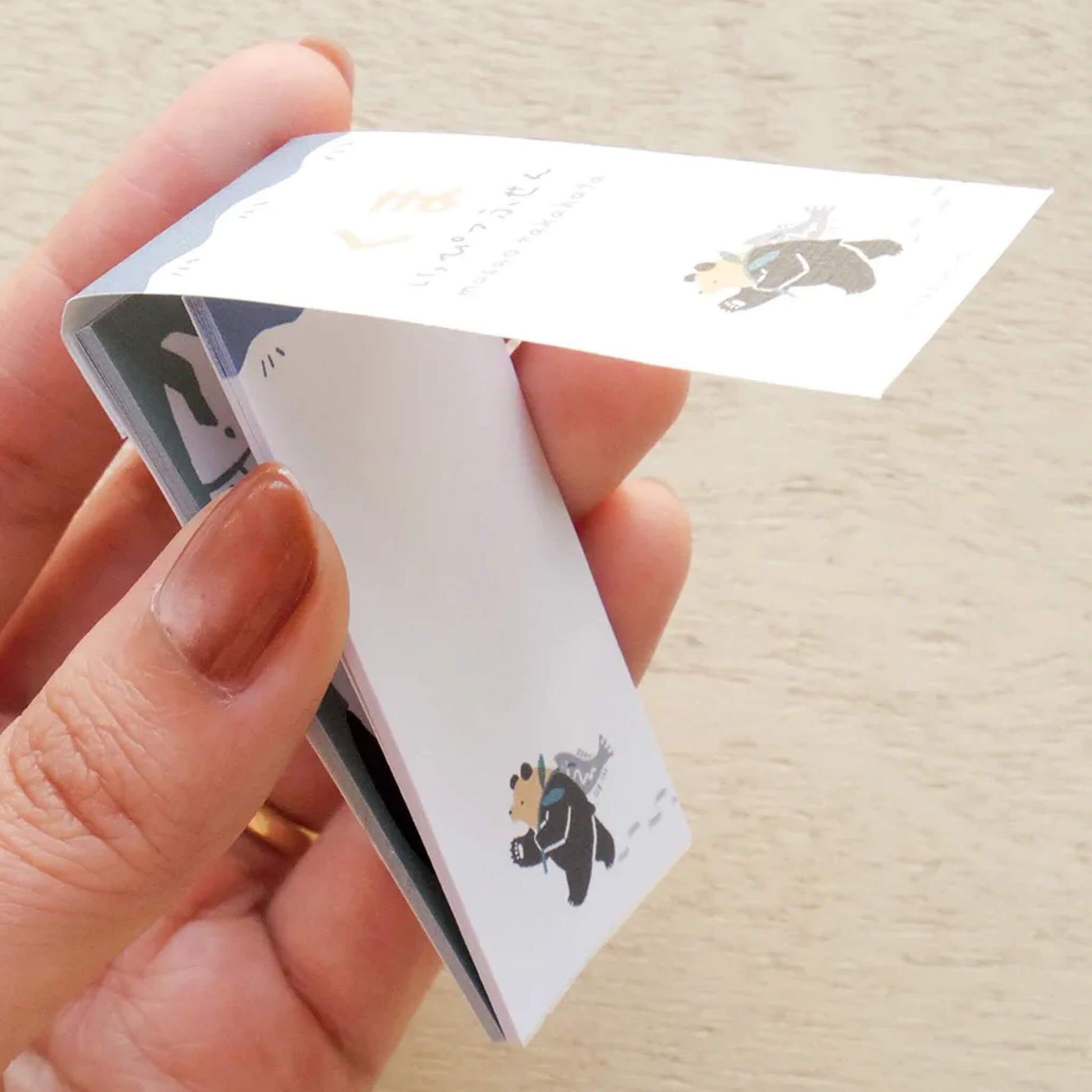 Cozyca Ippitsu Sticky Notes - Masao Takahata | Kuma & Maneki Neko - Sticky Notes