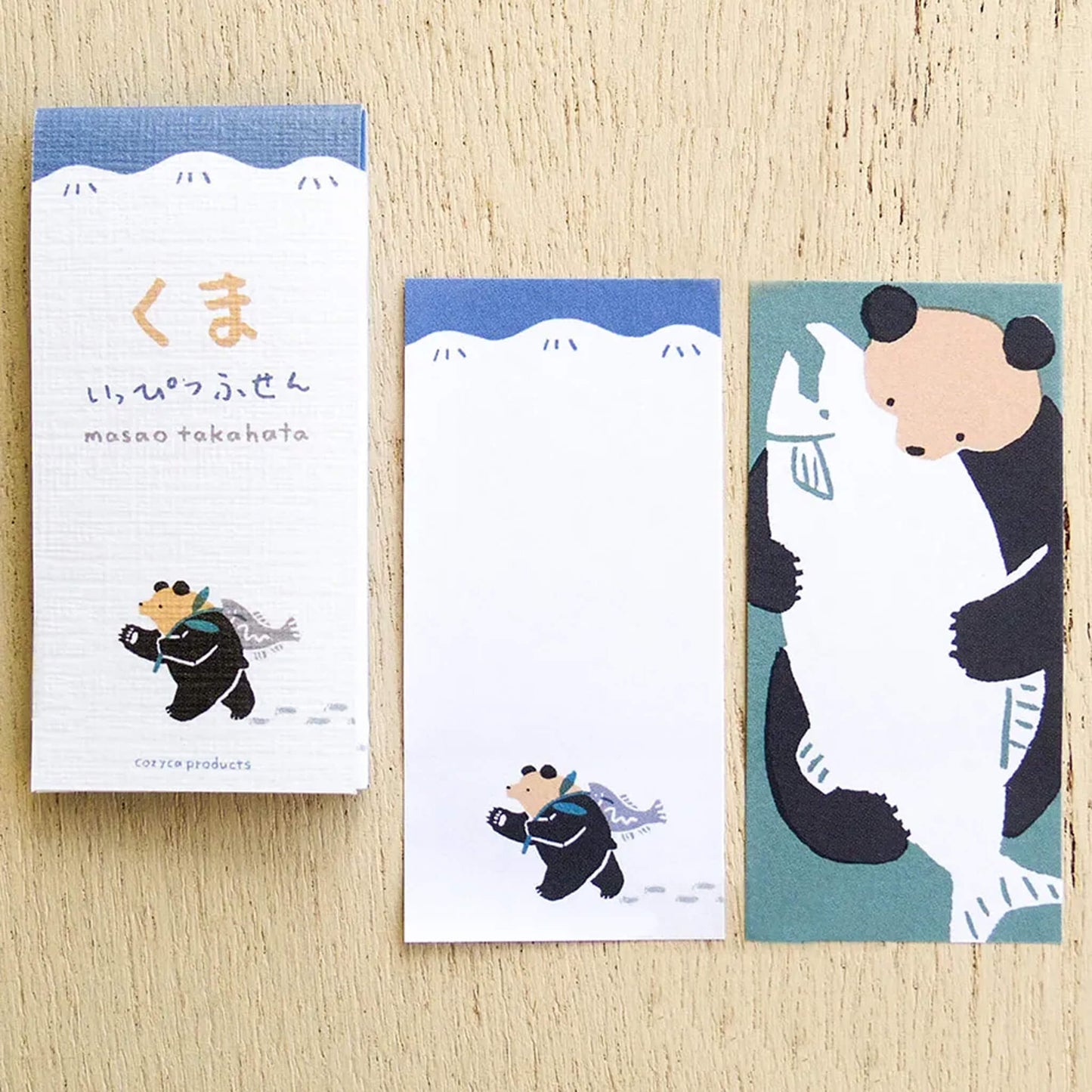 Cozyca Ippitsu Sticky Notes - Masao Takahata | Kuma & Maneki Neko - Sticky Notes