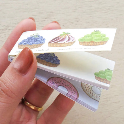 Cozyca Ippitsu Sticky Notes - Midori Asano | My Favorite Mugs & Three O'clock - Sticky Notes