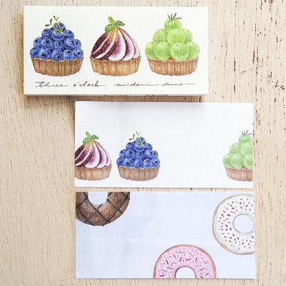 Cozyca Ippitsu Sticky Notes - Midori Asano | My Favorite Mugs & Three O'clock - Sticky Notes