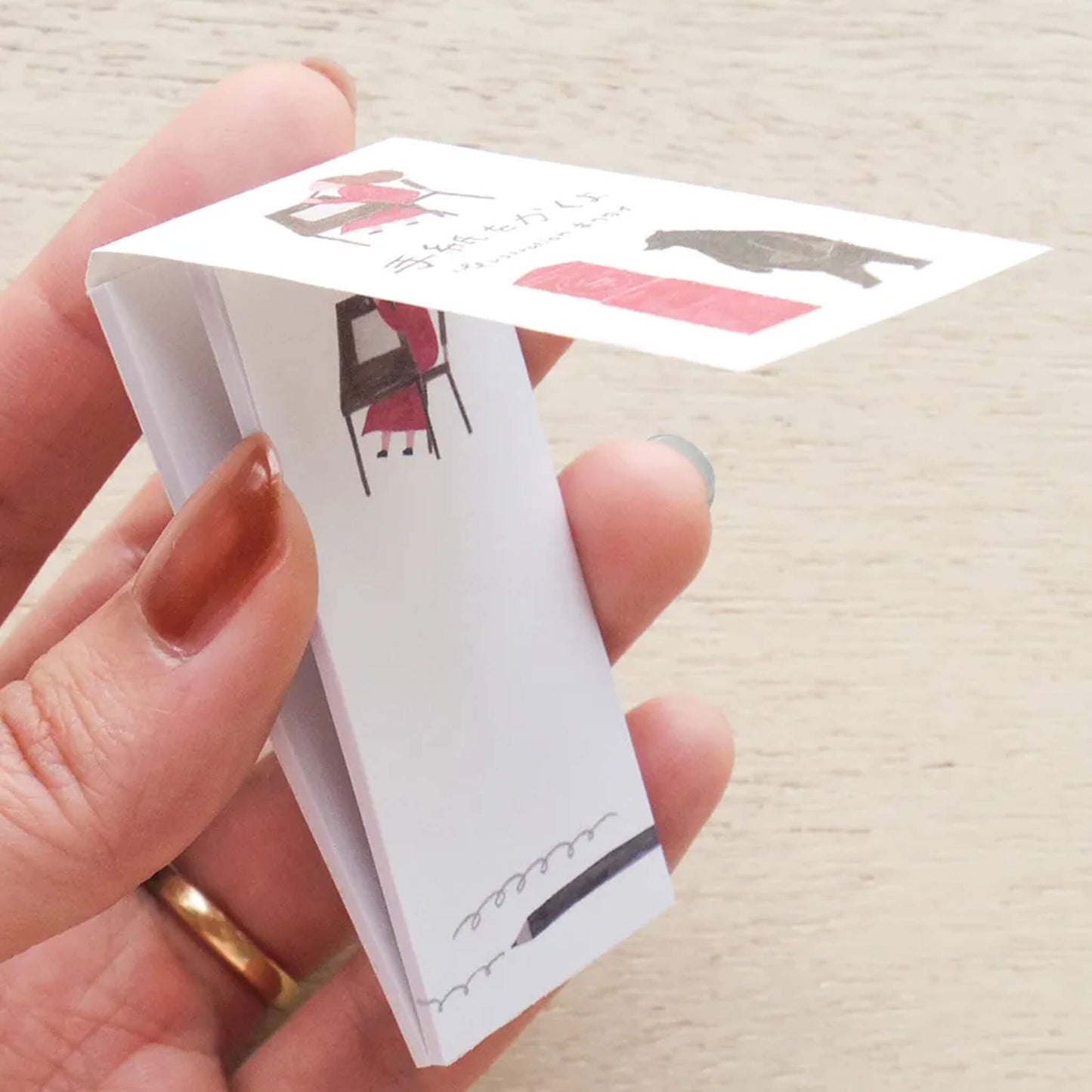 Cozyca Ippitsu Sticky Notes - Necktie | Write a Letter & Ohana - Sticky Notes