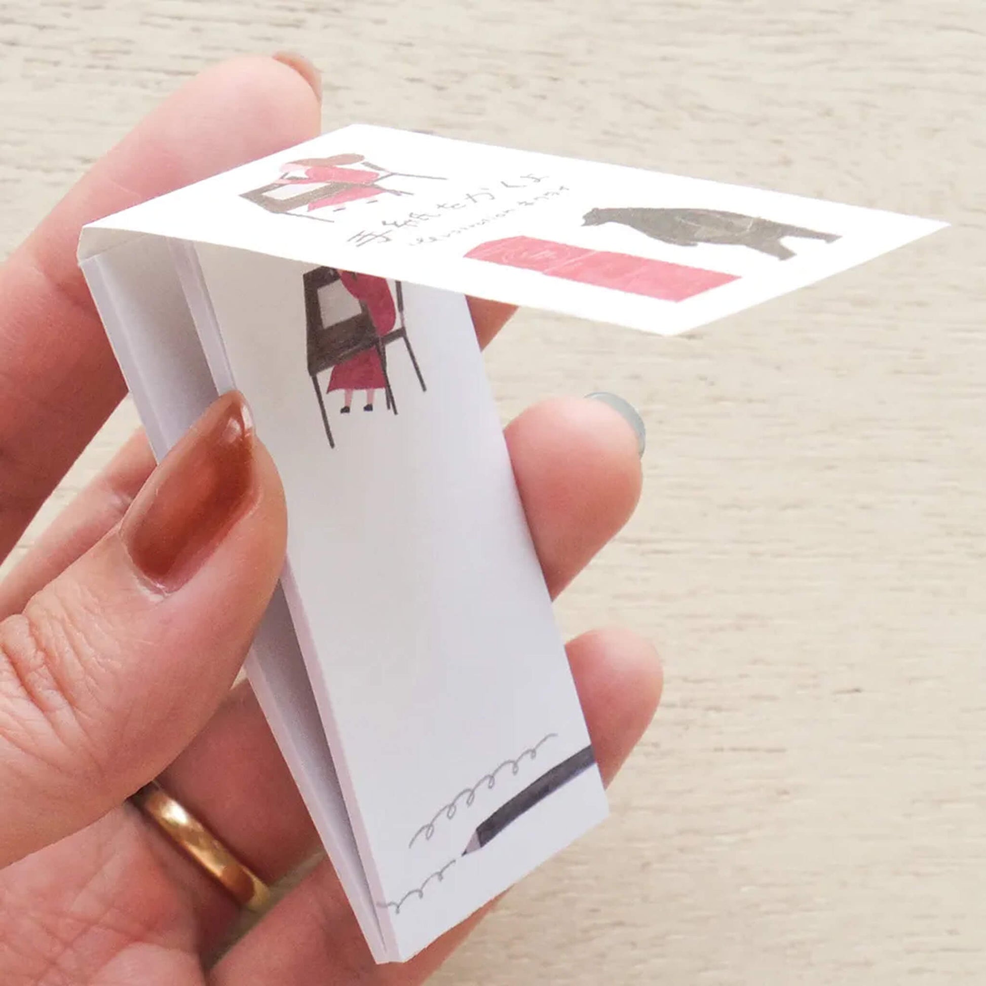 Cozyca Ippitsu Sticky Notes - Necktie | Write a Letter & Ohana - Sticky Notes