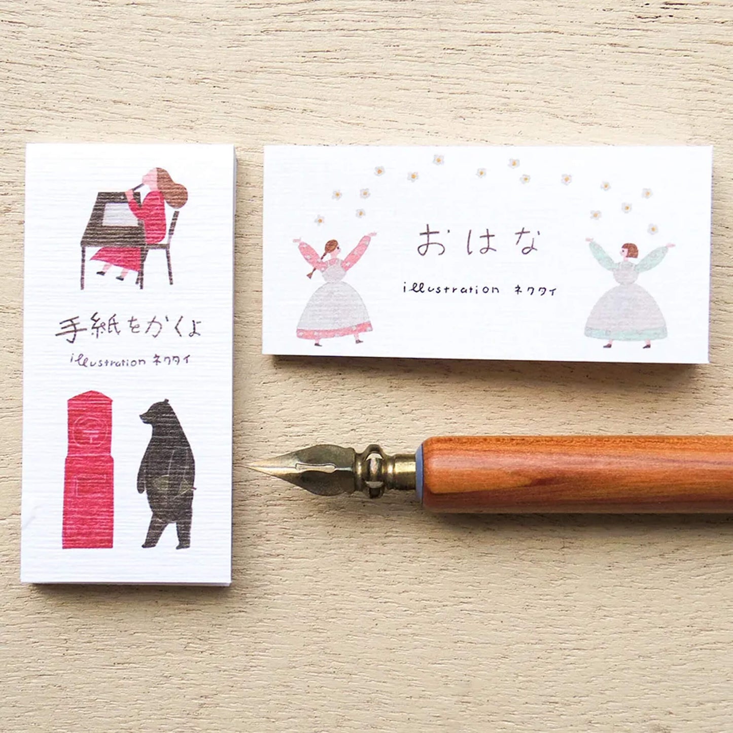 Cozyca Ippitsu Sticky Notes - Necktie | Write a Letter & Ohana - Sticky Notes