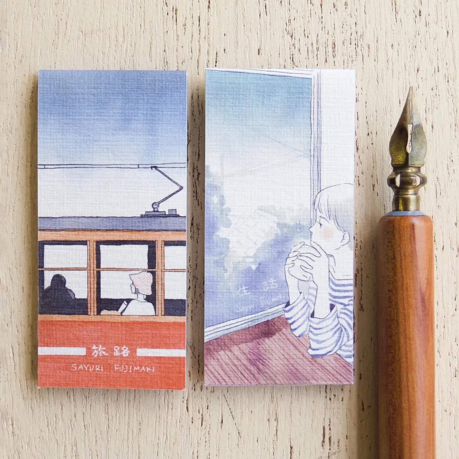 Cozyca Ippitsu Sticky Notes - Sayuri Fujimaki | Journey & Life - Sticky Notes
