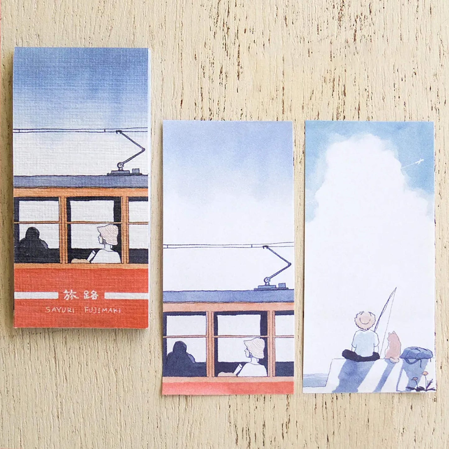 Cozyca Ippitsu Sticky Notes - Sayuri Fujimaki | Journey & Life - Sticky Notes