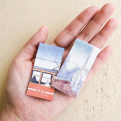 Cozyca Ippitsu Sticky Notes - Sayuri Fujimaki | Journey & Life - Sticky Notes