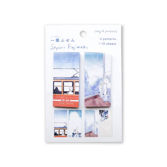 Cozyca Ippitsu Sticky Notes - Sayuri Fujimaki | Journey & Life - Sticky Notes
