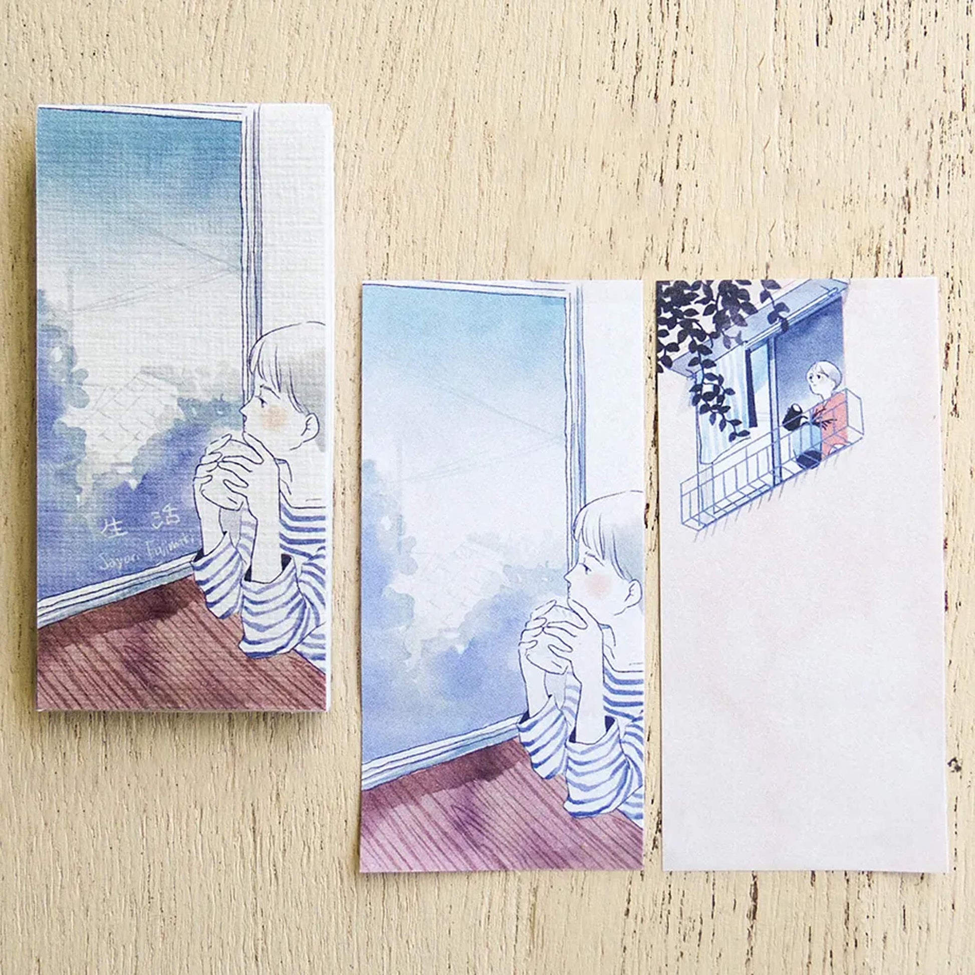 Cozyca Ippitsu Sticky Notes - Sayuri Fujimaki | Journey & Life - Sticky Notes