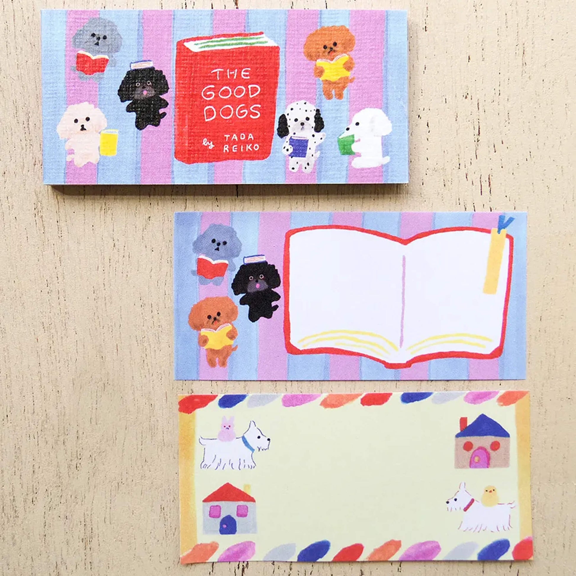 Cozyca Ippitsu Sticky Notes - Tada Reiko | C is for Cat & The Good Dogs - Sticky Notes