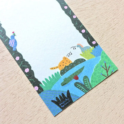 Cozyca Ippitsusen Letter Pad - Animal Life - Ippitsusen