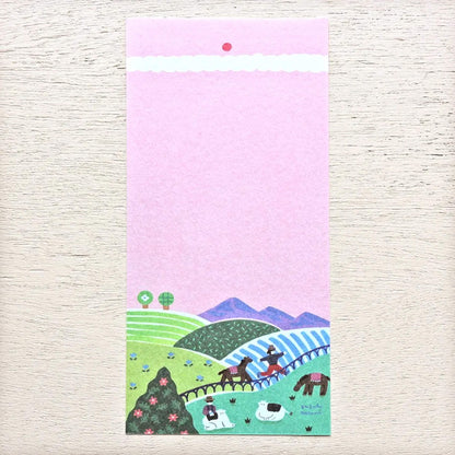 Cozyca Ippitsusen Letter Pad - Animal Life - Ippitsusen