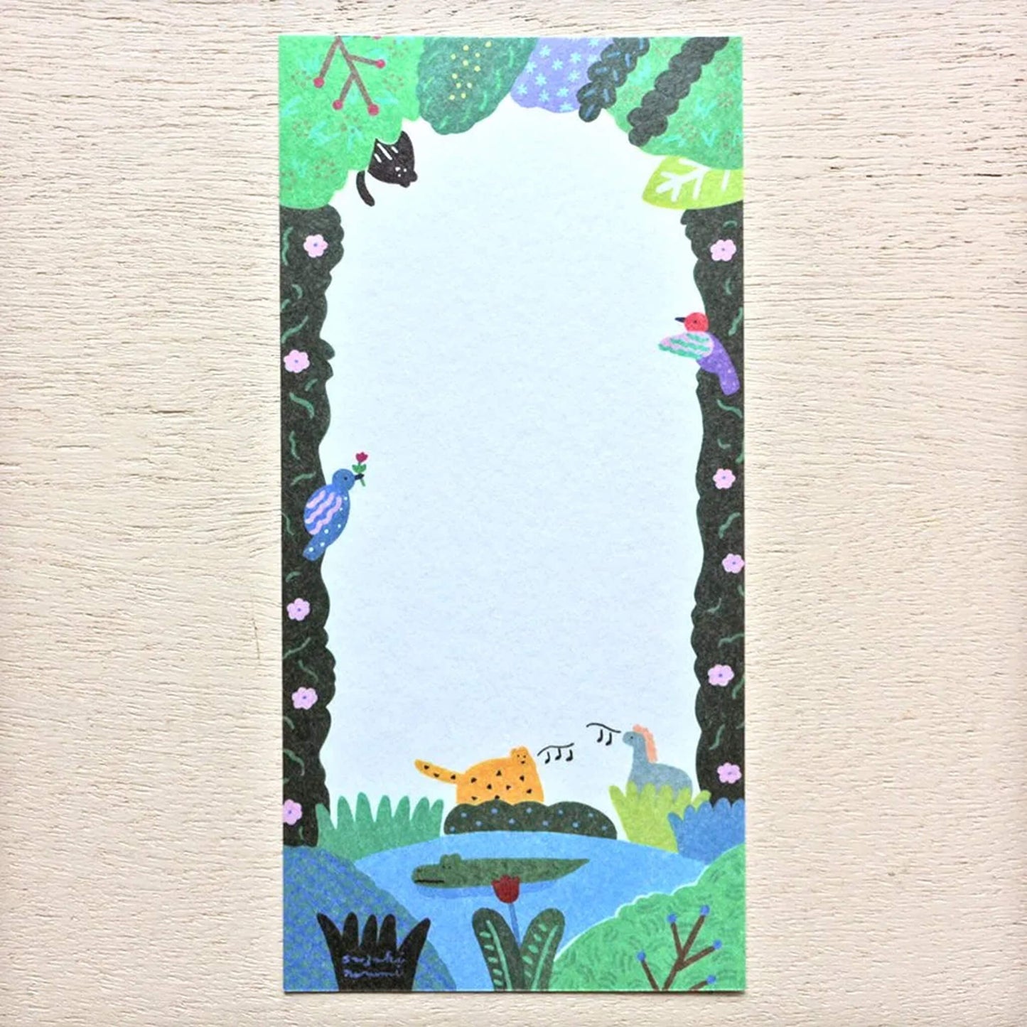 Cozyca Ippitsusen Letter Pad - Animal Life - Ippitsusen