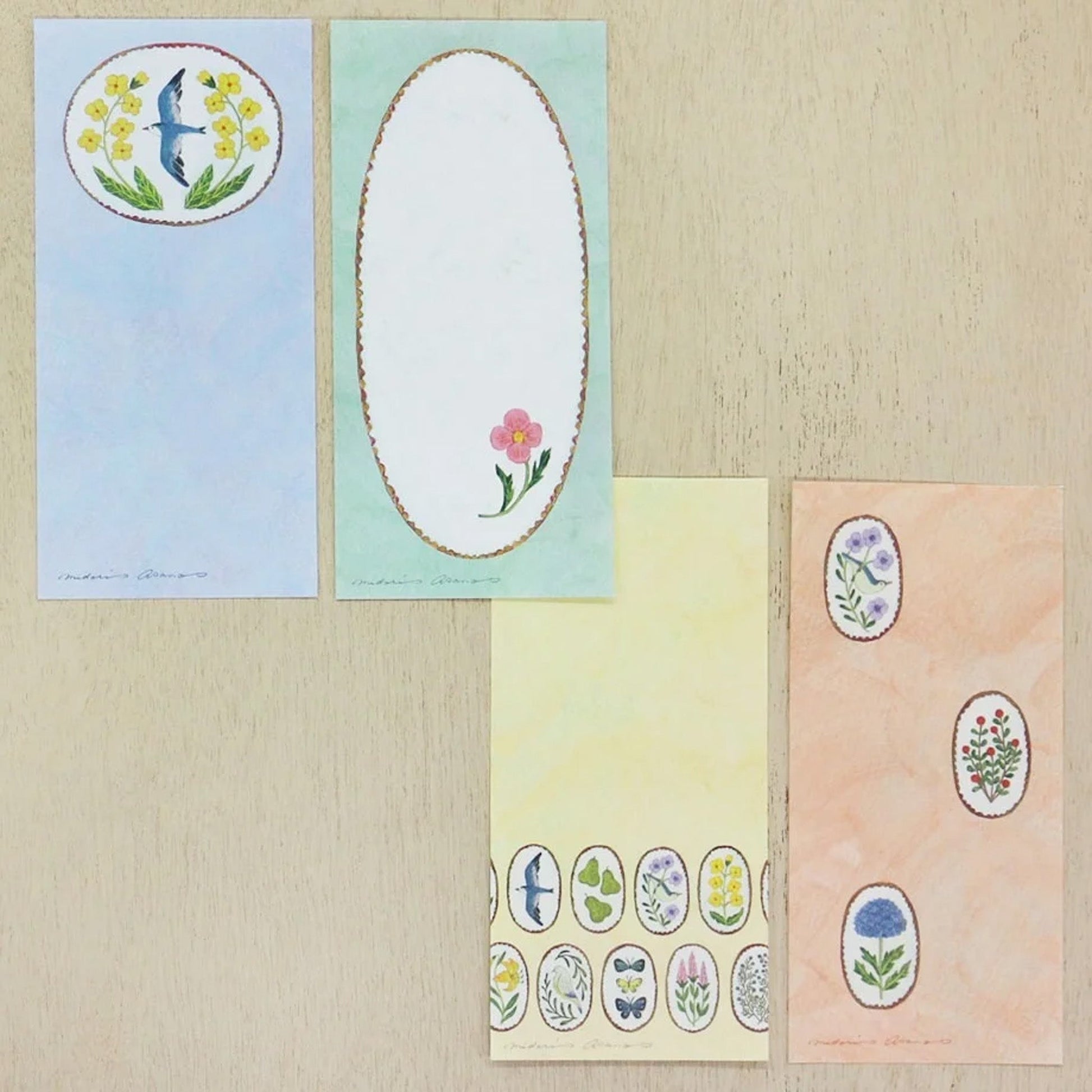 Cozyca Ippitsusen Letter Pad - Birds Song - Ippitsusen