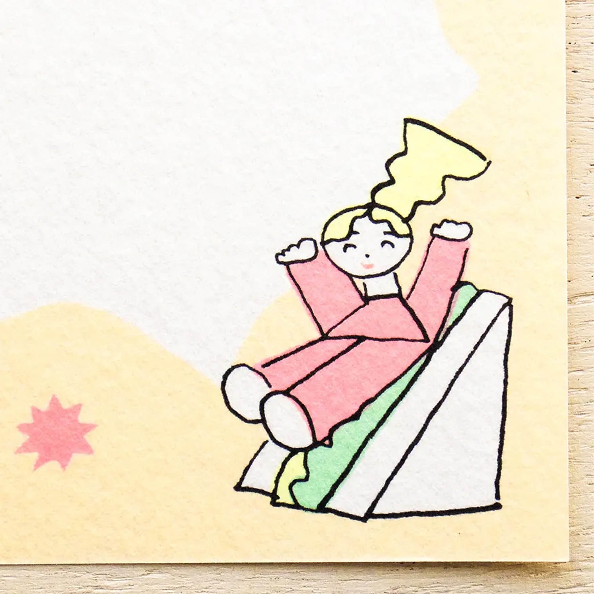 Cozyca Ippitsusen Letter Pad - Bread & Good Spirits - Ippitsusen