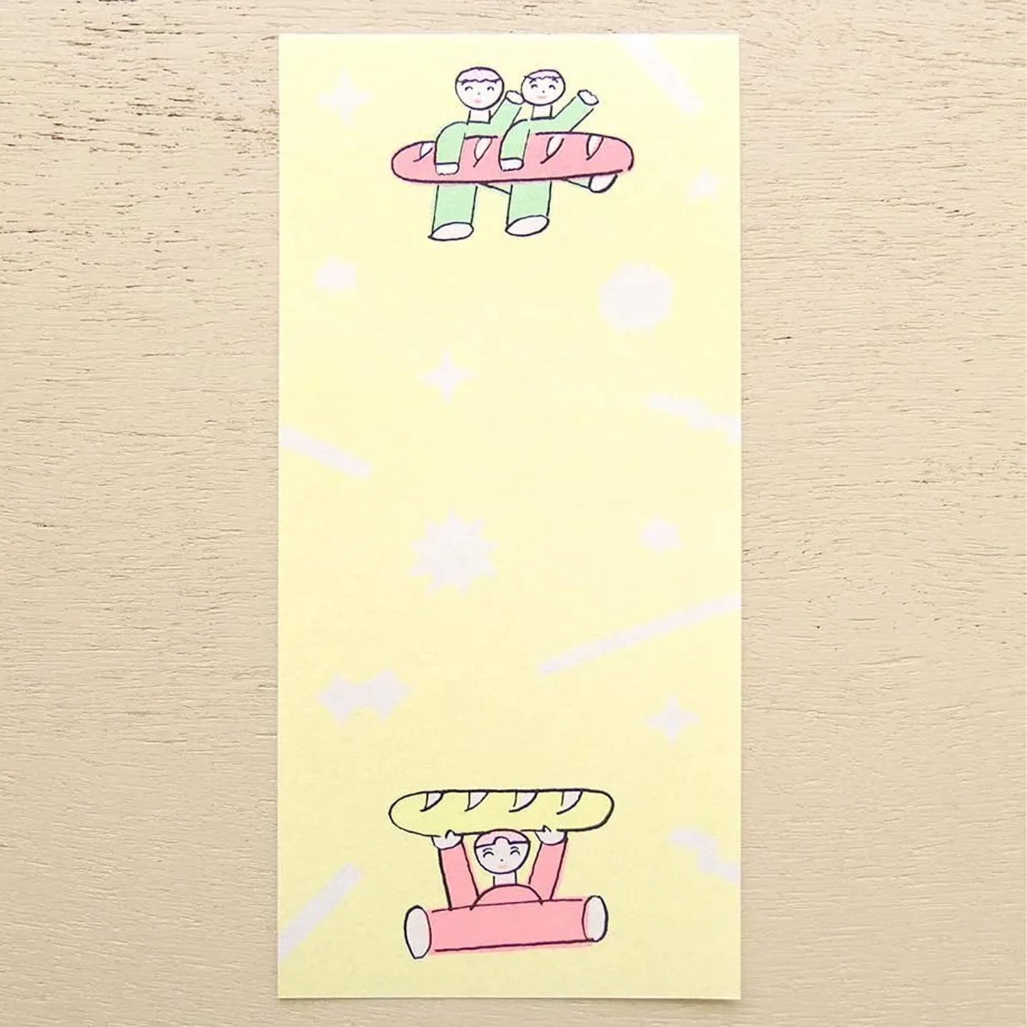 Cozyca Ippitsusen Letter Pad - Bread & Good Spirits - Ippitsusen