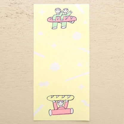 Cozyca Ippitsusen Letter Pad - Bread & Good Spirits - Ippitsusen