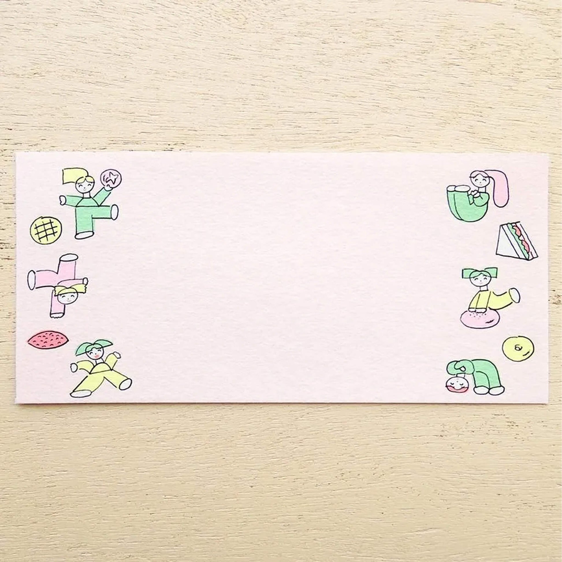 Cozyca Ippitsusen Letter Pad - Bread & Good Spirits - Ippitsusen