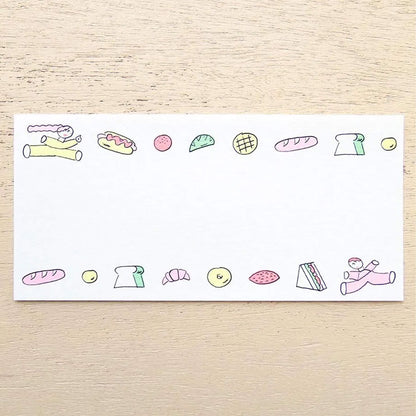 Cozyca Ippitsusen Letter Pad - Bread & Good Spirits - Ippitsusen