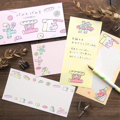 Cozyca Ippitsusen Letter Pad - Bread & Good Spirits - Ippitsusen