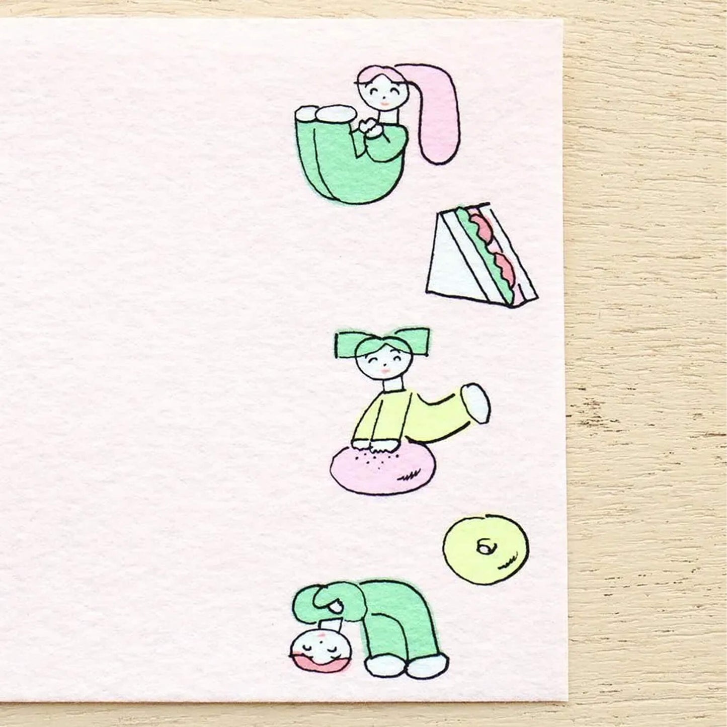 Cozyca Ippitsusen Letter Pad - Bread & Good Spirits - Ippitsusen