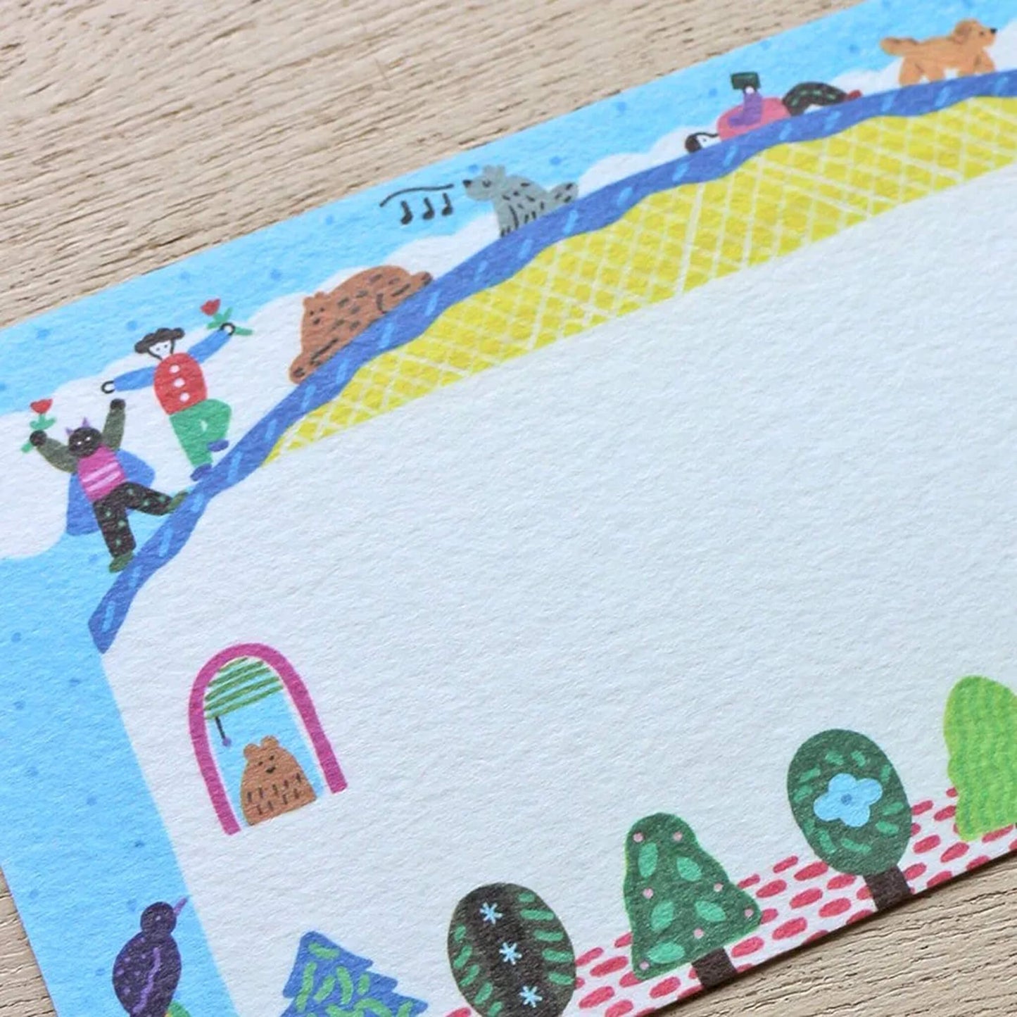 Cozyca Ippitsusen Letter Pad - City Life - Ippitsusen