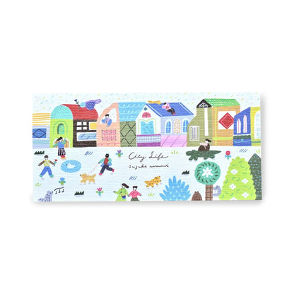 Cozyca Ippitsusen Letter Pad - City Life - Ippitsusen