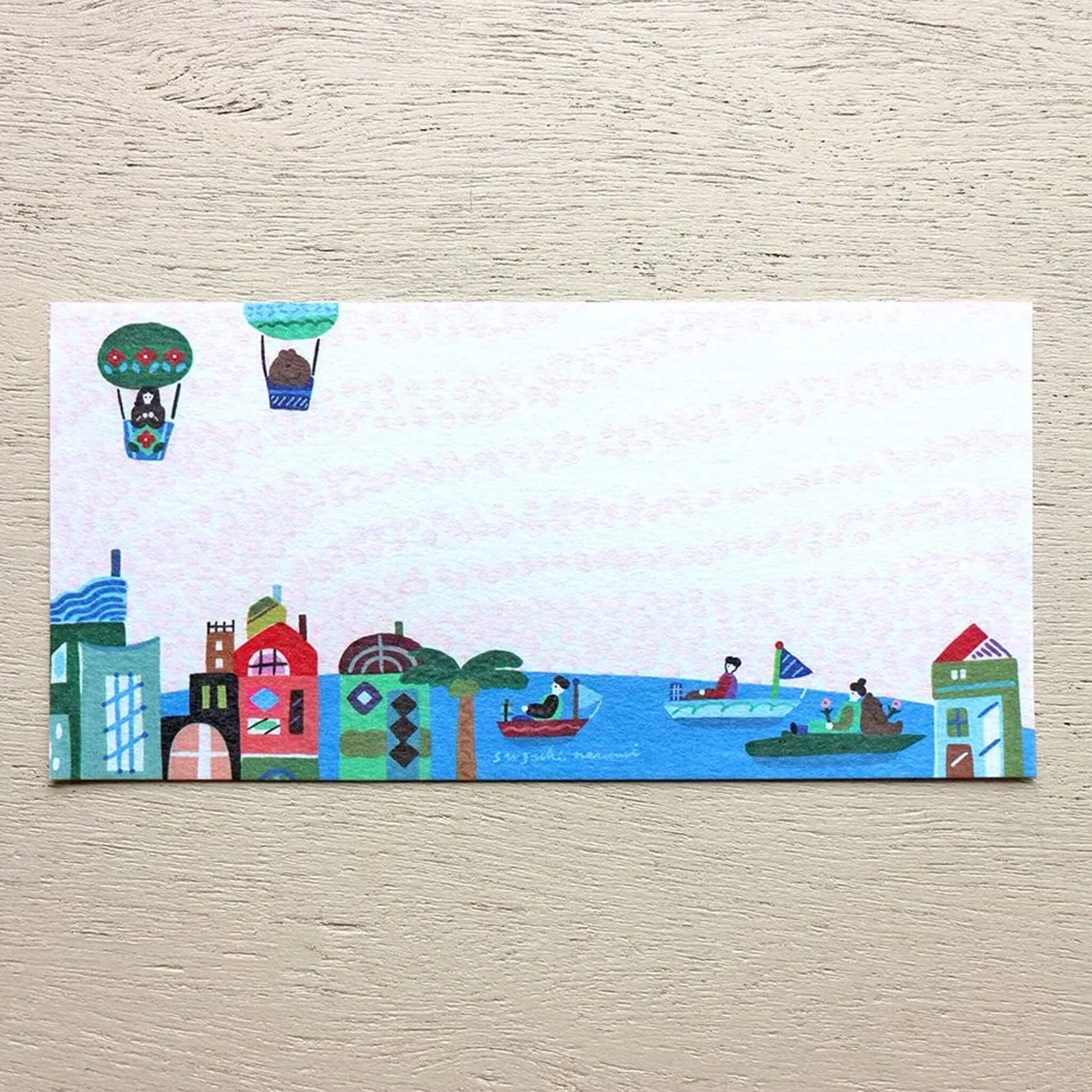 Cozyca Ippitsusen Letter Pad - City Life - Ippitsusen