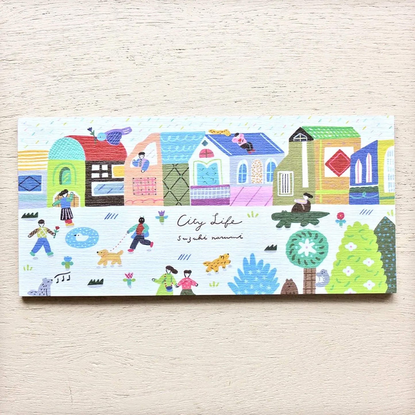 Cozyca Ippitsusen Letter Pad - City Life - Ippitsusen