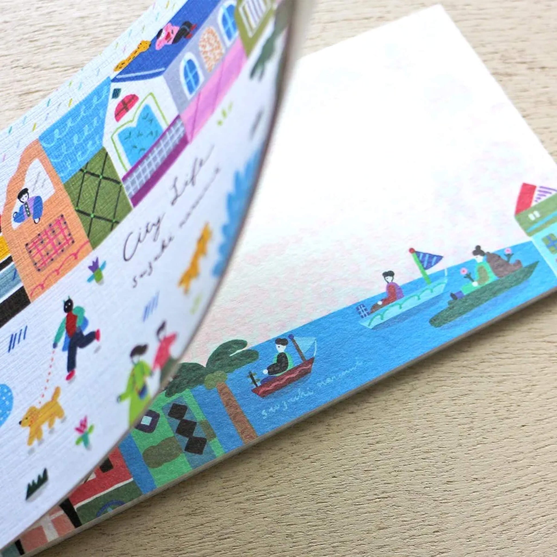 Cozyca Ippitsusen Letter Pad - City Life - Ippitsusen