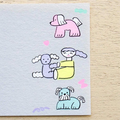 Cozyca Ippitsusen Letter Pad - Easy Days with a Dog - Ippitsusen