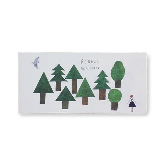 Cozyca Ippitsusen Letter Pad - Forest - Ippitsusen