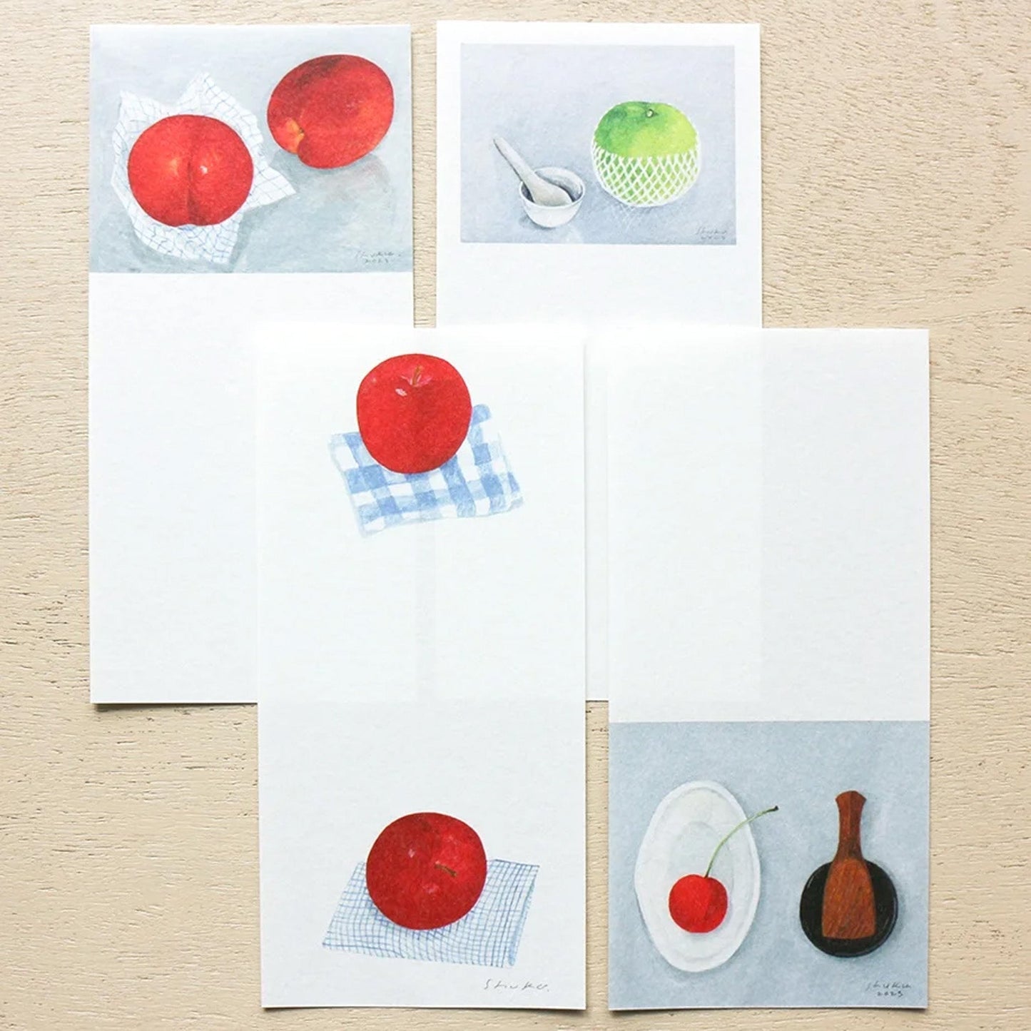 Cozyca Ippitsusen Letter Pad - Fruit - Ippitsusen