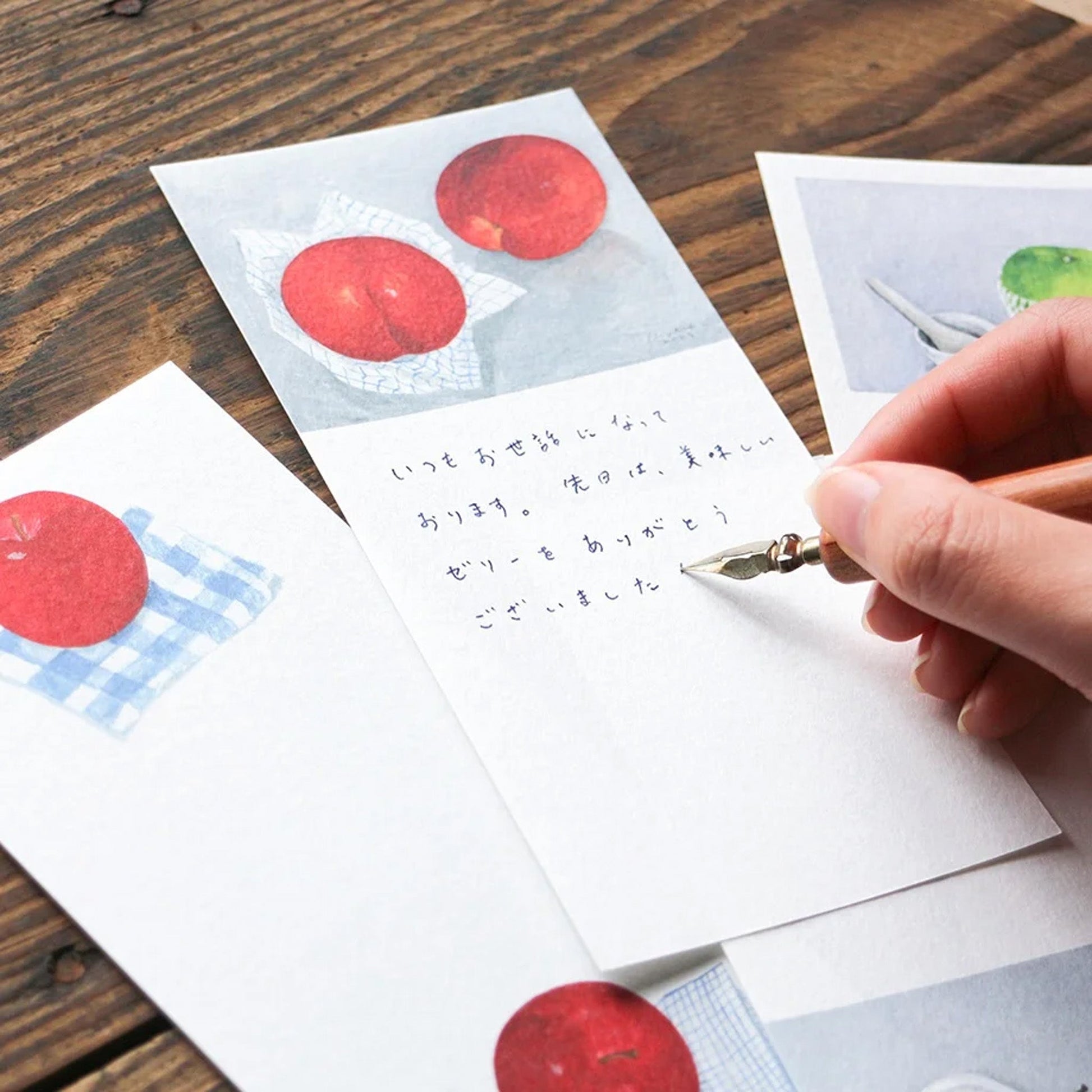 Cozyca Ippitsusen Letter Pad - Fruit - Ippitsusen