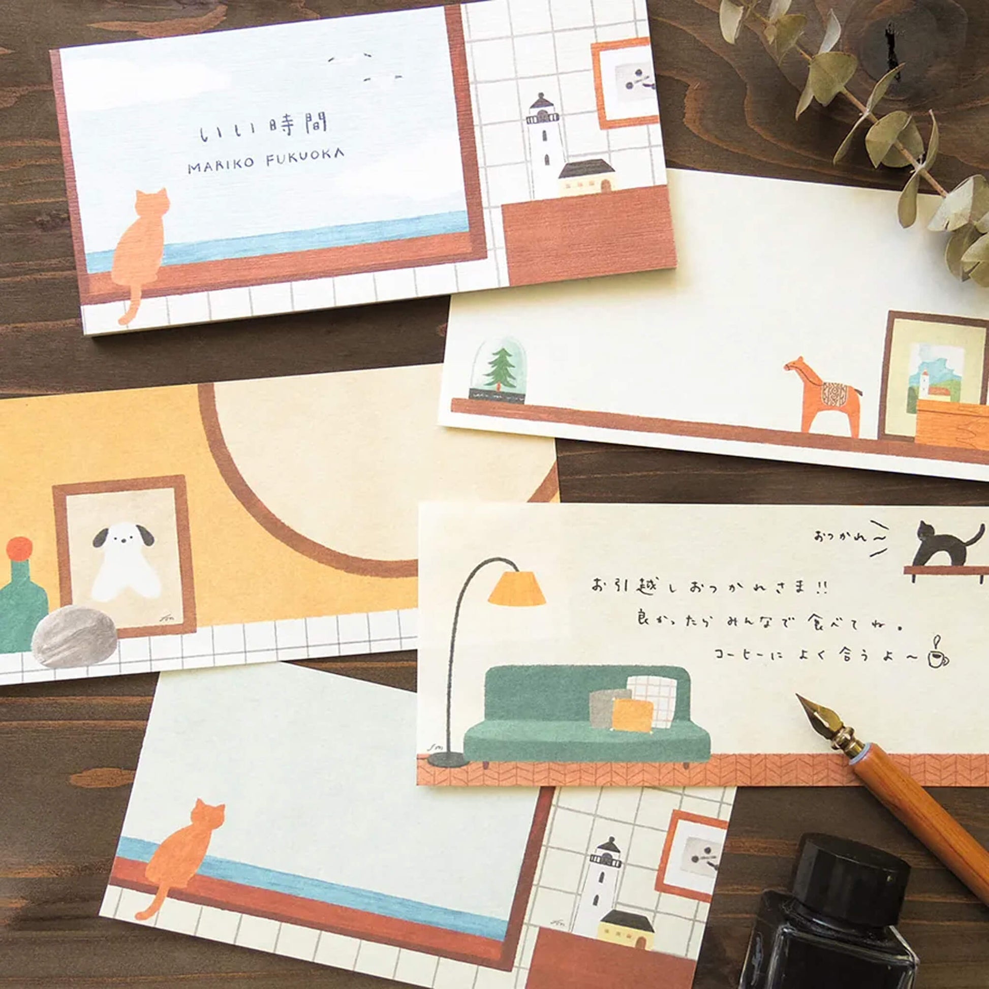 Cozyca Ippitsusen Letter Pad - Good Time - Ippitsusen