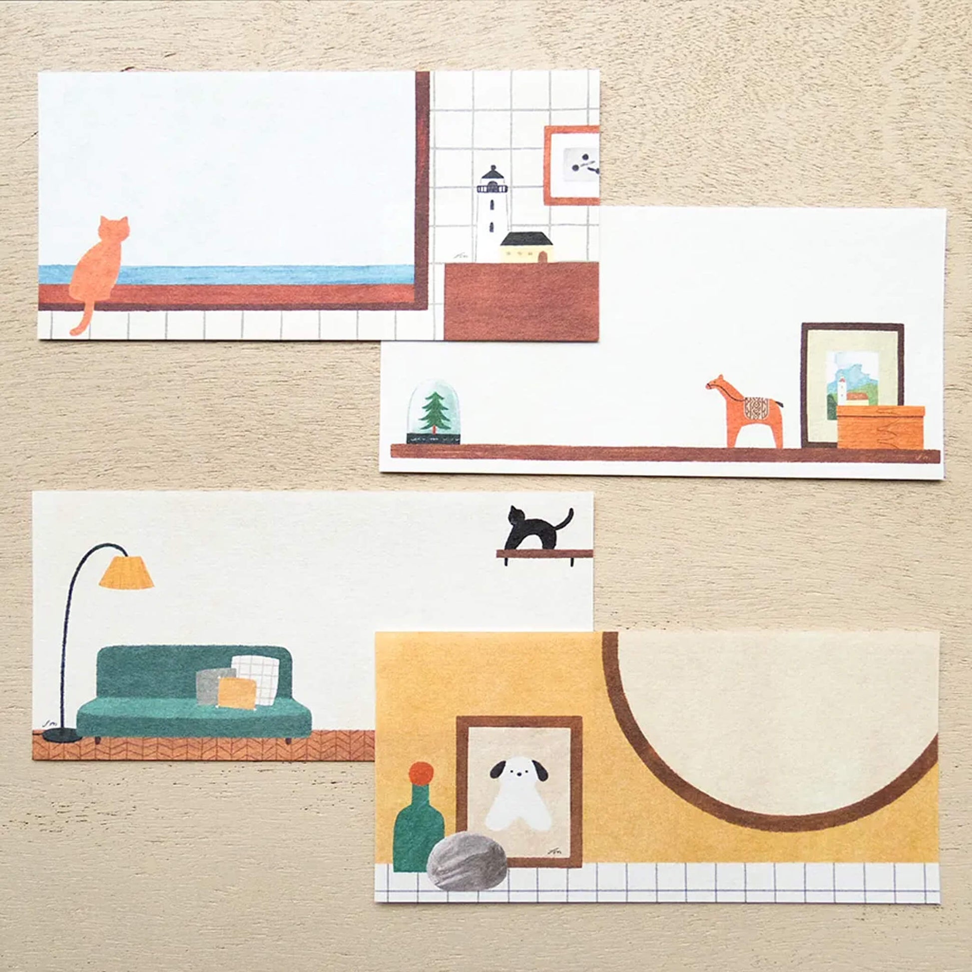 Cozyca Ippitsusen Letter Pad - Good Time - Ippitsusen