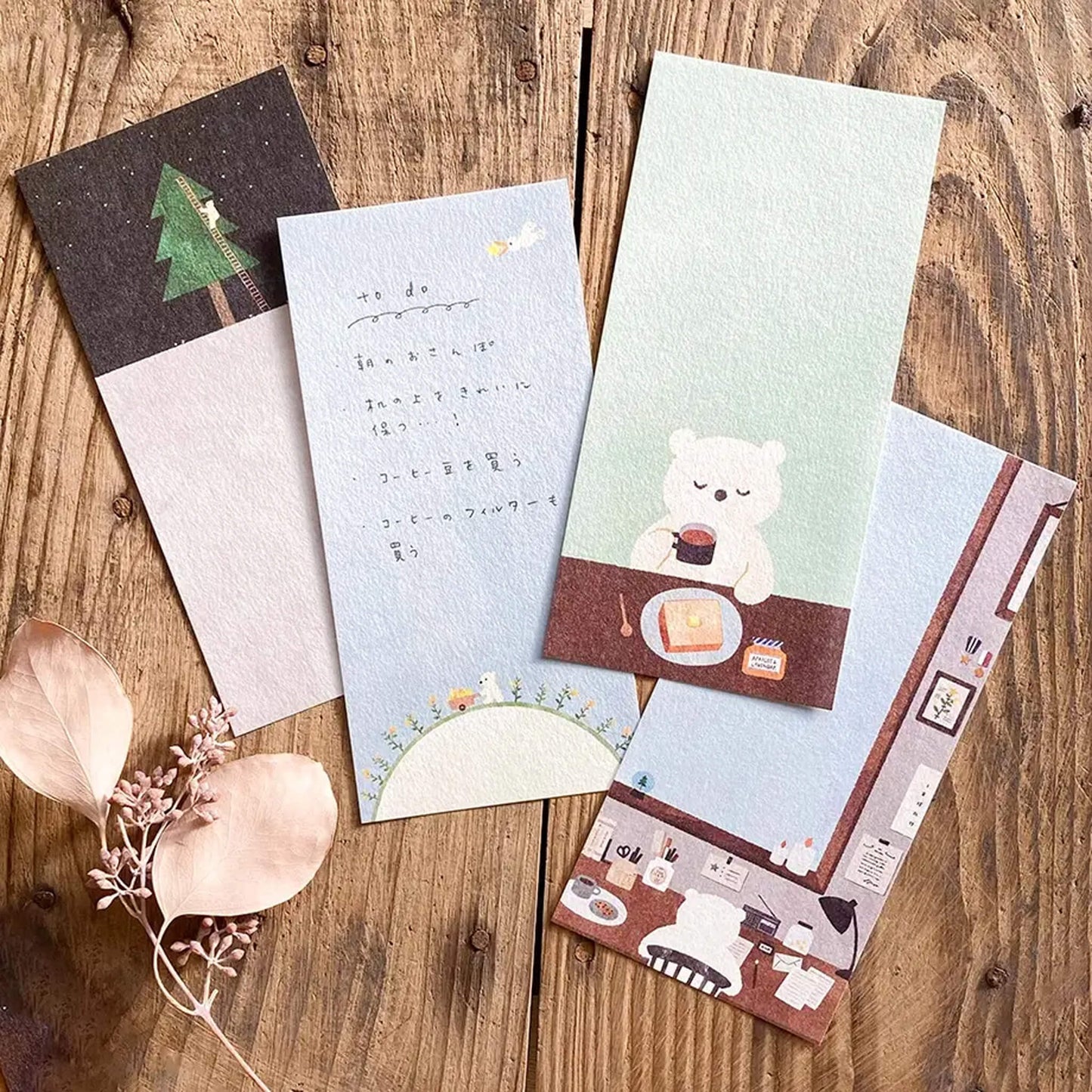 Cozyca Ippitsusen Letter Pad - Hoshi Kuma - Ippitsusen