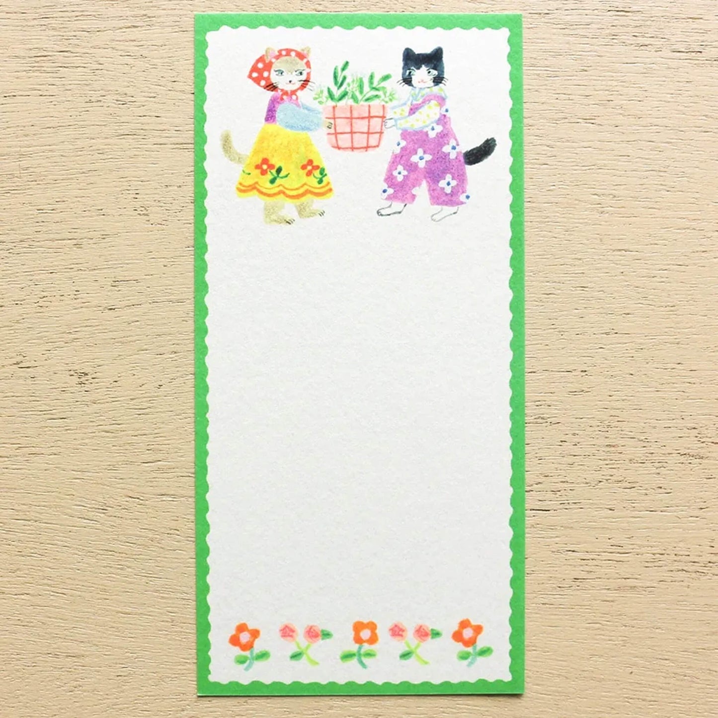 Cozyca Ippitsusen Letter Pad - Jardin - Ippitsusen