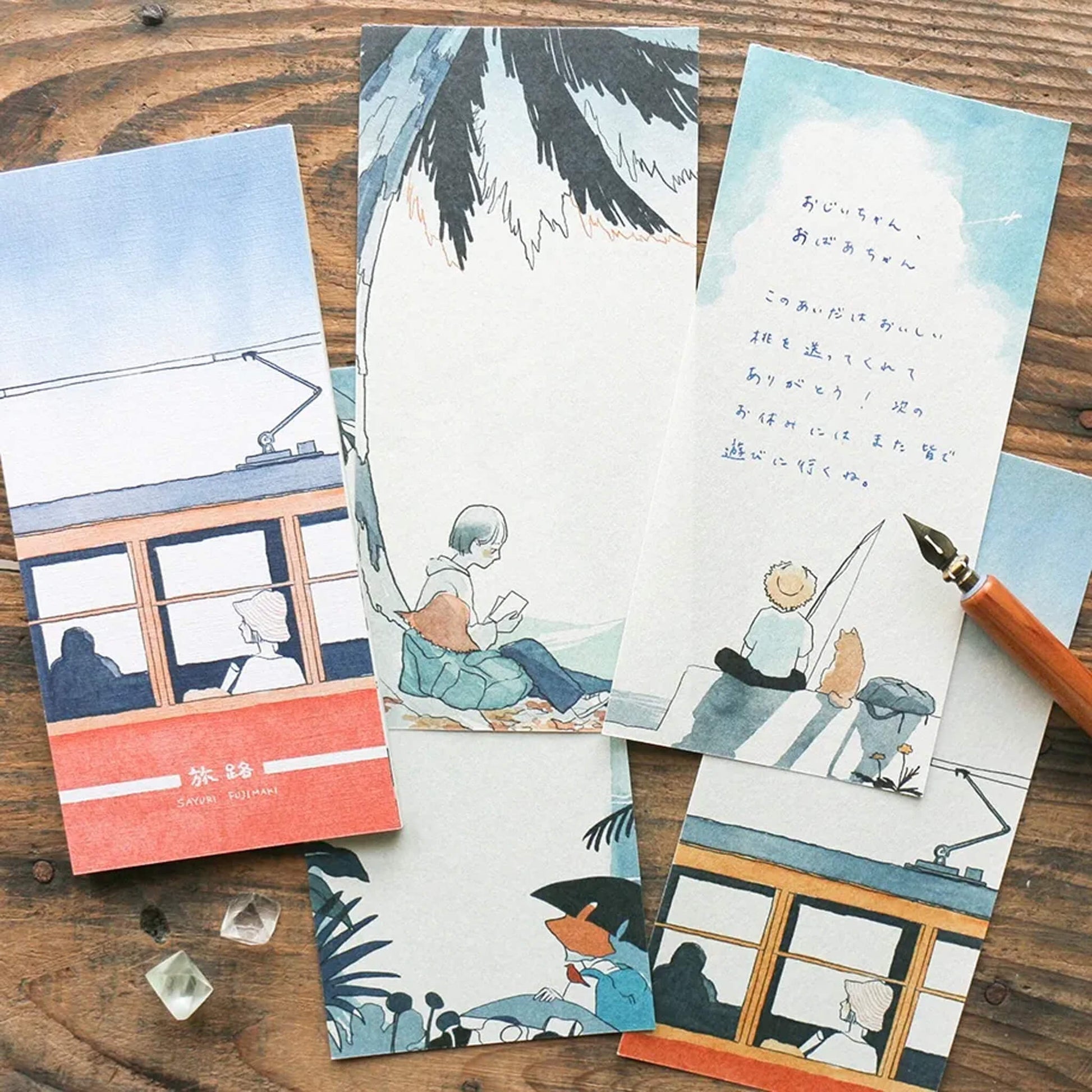 Cozyca Ippitsusen Letter Pad - Journey - Ippitsusen