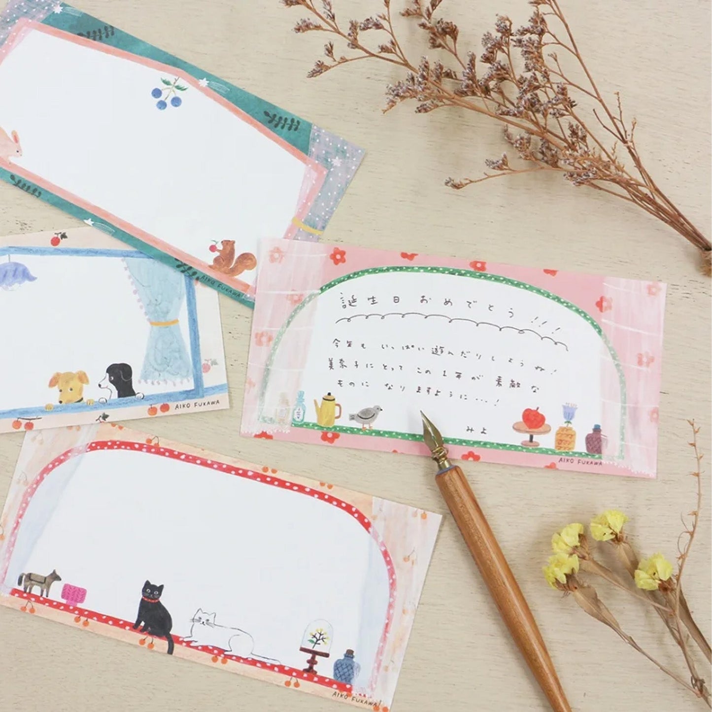 Cozyca Ippitsusen Letter Pad - Little Window - Ippitsusen