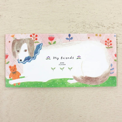 Cozyca Ippitsusen Letter Pad - My Friends - Ippitsusen