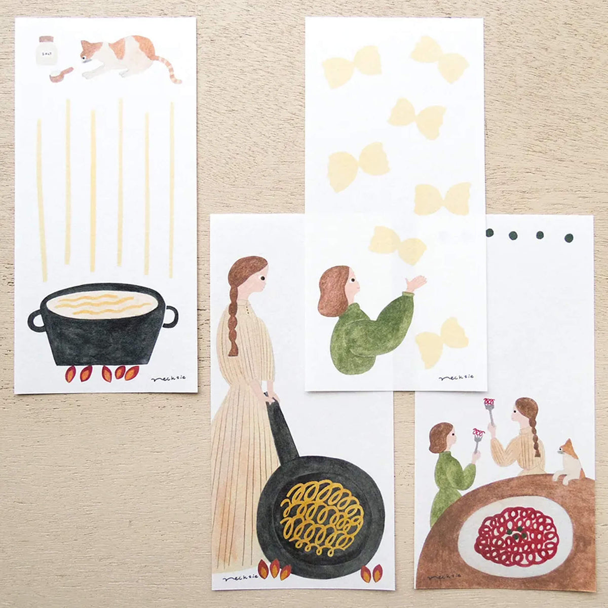 Cozyca Ippitsusen Letter Pad - PASTA - Ippitsusen