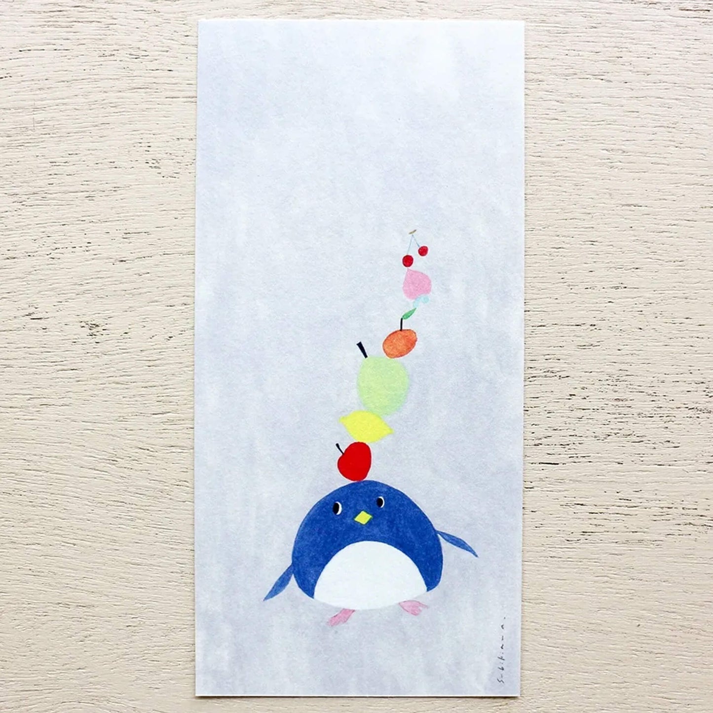 Cozyca Ippitsusen Letter Pad - Penguin - Ippitsusen