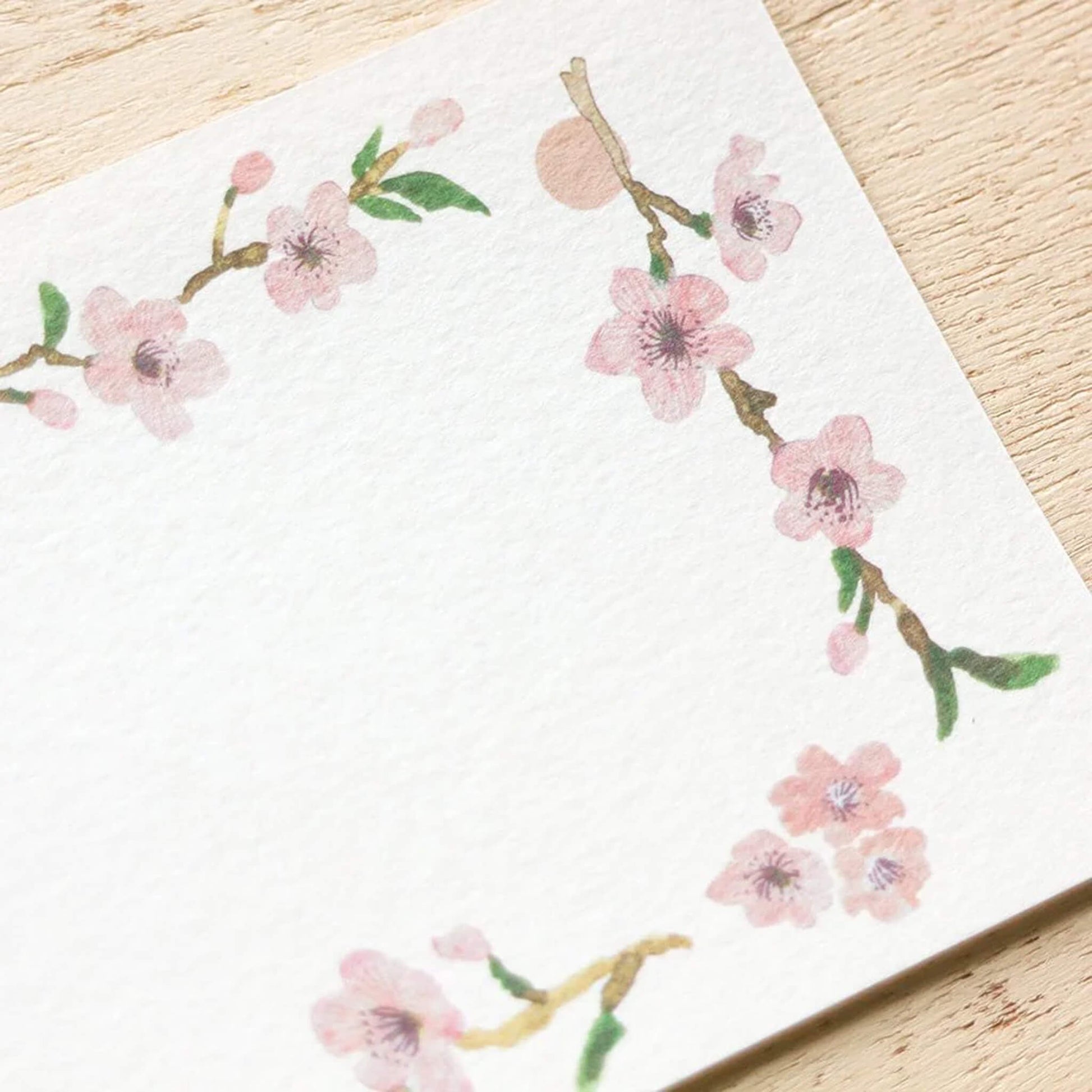 Cozyca Ippitsusen Letter Pad - Sakura - Ippitsusen