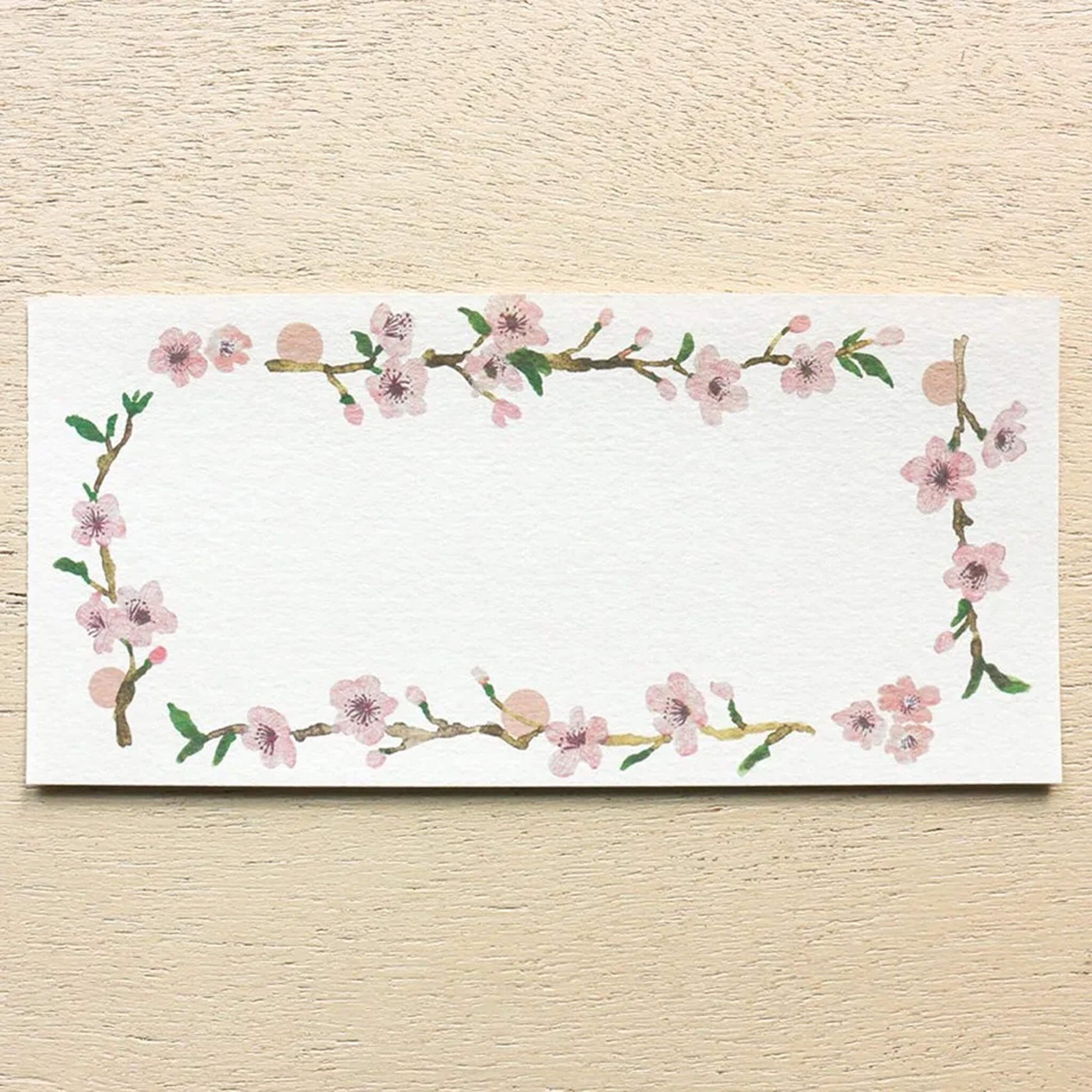 Cozyca Ippitsusen Letter Pad - Sakura - Ippitsusen